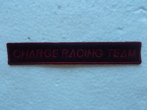 CHARGE RACING TEAM チャージ レーシング チーム レース F1 自動車 刺繍 ワッペン / ビンテージ 整備 カスタム ① 296