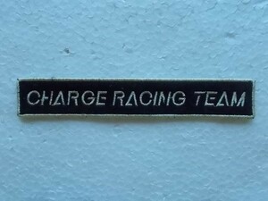 CHARGE RACING TEAM チャージ レーシング チーム レース F1 自動車 刺繍 ワッペン / ビンテージ 整備 カスタム ③ 296