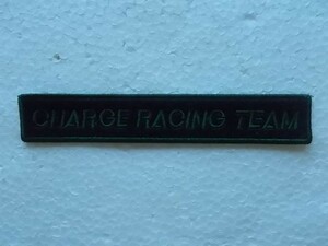 CHARGE RACING TEAM チャージ レーシング チーム レース F1 自動車 刺繍 ワッペン / ビンテージ 整備 カスタム ⑤ 296