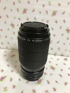 CANON ZOOM FD 75ー200mm f4・5 美品