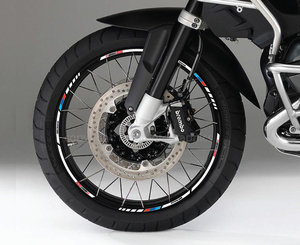 送料無料 BMW R1250GS wheel decal ホイル ホイール ステッカー シール デカール バイク セット