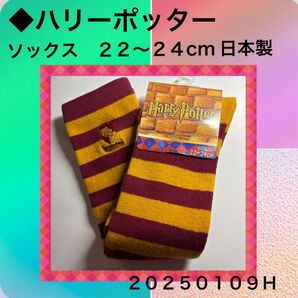 ◆ハリーポッター ソックス 22〜24cm ★ 魔法の一歩を踏み出そう!★ グリフィンドールカラーの日本製ソックス