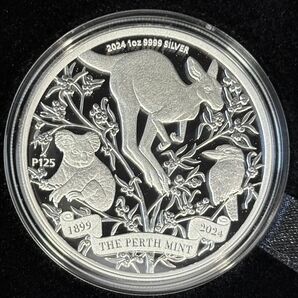 パースミント 125周年 プルーフ銀貨 1オンス