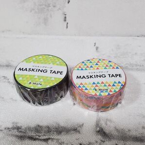 マスキングテープ2巻セット ワールドクラフト マステ 花火 麦わら帽子 B-mate WRC