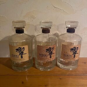SUNTORY サントリー 響 HIBIKI ひびき ウイスキー 700ml 空瓶3本