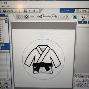 9㍉ 柔道 空手 道着シール 1シート60枚 3シート180枚セット