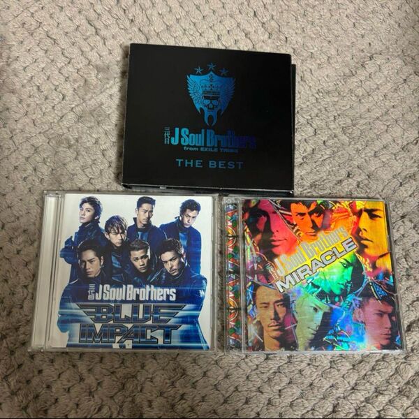 三代目J Soul Brothersアルバム3枚 THE BEST、BLUE IMPACT 、MIRACLE