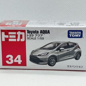 トミカ34 トヨタ アクア 【新品未開封品】