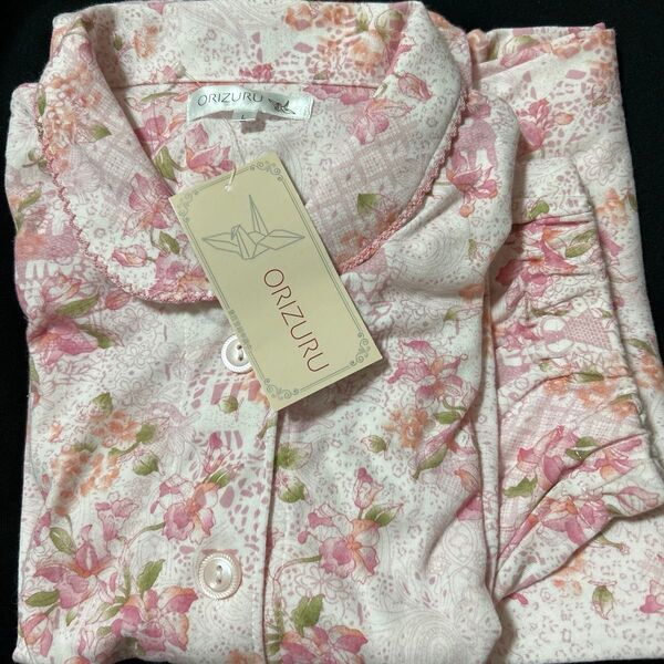 レディース ORIZURU やわらかパジャマ 新品 タグ付き L