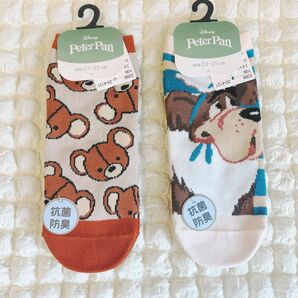 アベイル Avail ピーターパン マイケル テディベア ナナ ソックス 靴下