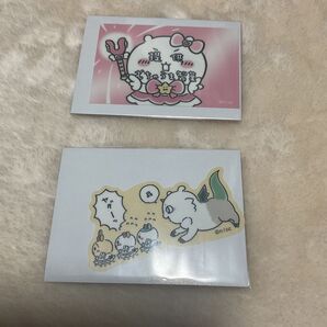 ちいかわ まじかるちいかわ スマホに貼れるクリアステッカー 2枚セット