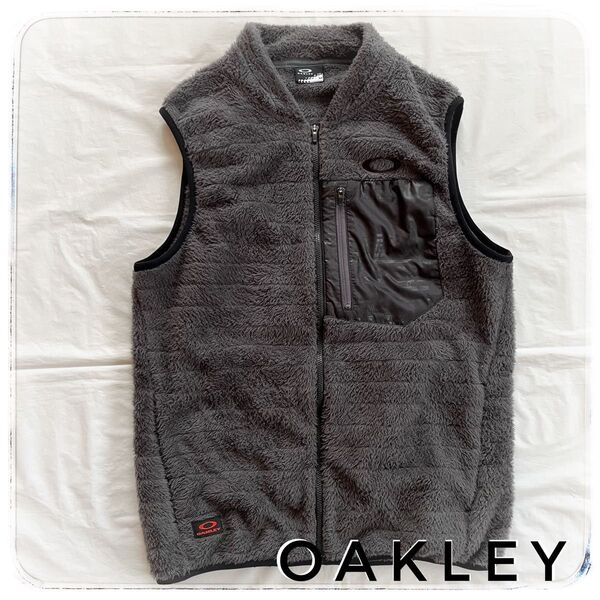OAKLEY オークリー フリースベスト ベスト アウトドア フリース ボアベスト フルジップ ゴルフ 中古