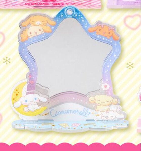 サンリオ キャラクターズ アクリルスタンド ミラー シナモロール