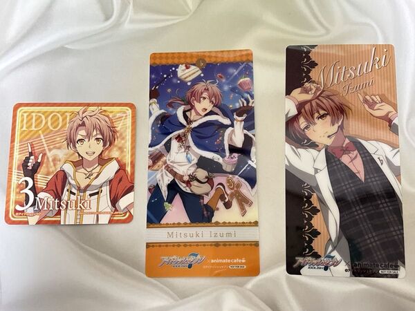 アイドリッシュセブン アイナナ コラボカフェ 和泉三月 クリアブックマーク コースター