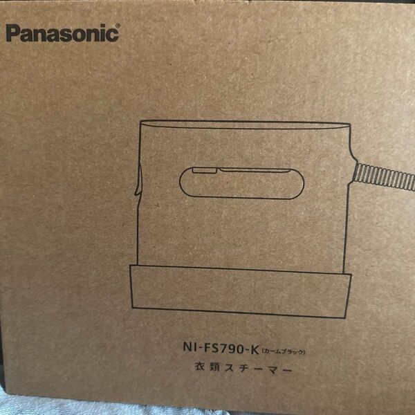【新品未開封】衣類スチーマー NI-FS790-K (カームブラック)