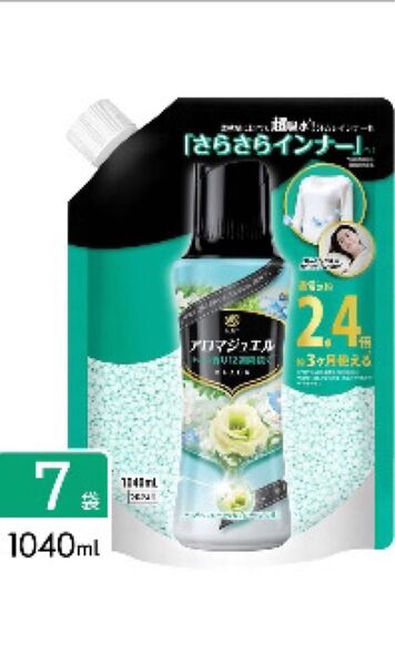P&G レノアアロマジュエル パステルフローラル&ブロッサムの香り 詰め替え用 特大サイズ 1040ml×7袋 +本体1本