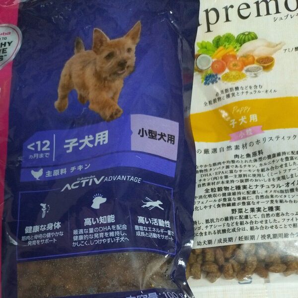 子犬用 小型犬用 フード 2種 チキン味