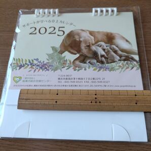 サポートが学べる卓上カレンダー2025