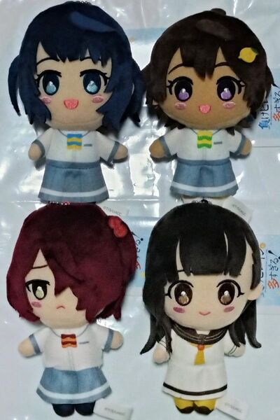 負けヒロインが多すぎる! デフォルメぬいぐるみ全4種:システムサービス★マケイン,八奈見杏菜,焼塩檸檬,小鞠知花,温水佳樹