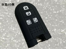 【ROOMY-KC黒/赤】送料込 ムーヴキャンバス タント タントカスタム LA600S 専用 スマートキーケース キーカバー 両側スライド シリコン_画像2