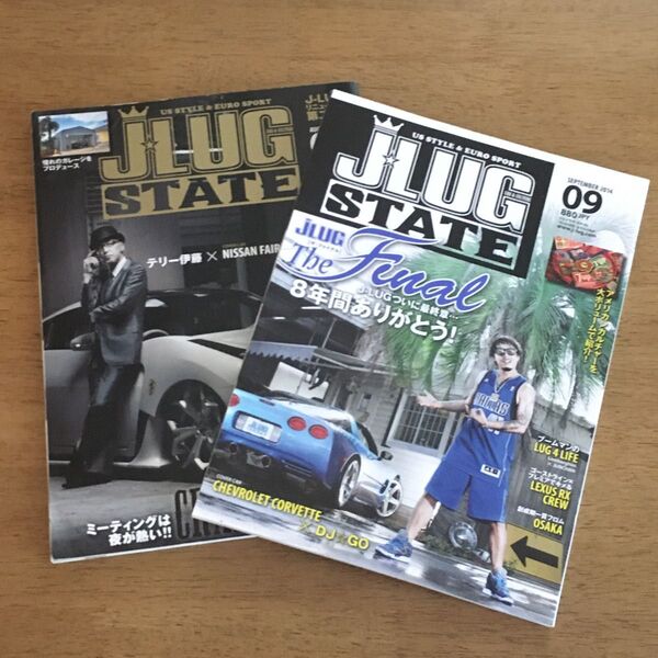 JLUG STATE バックナンバー2冊 2014年8月9月 ジェイラグ・ステイト