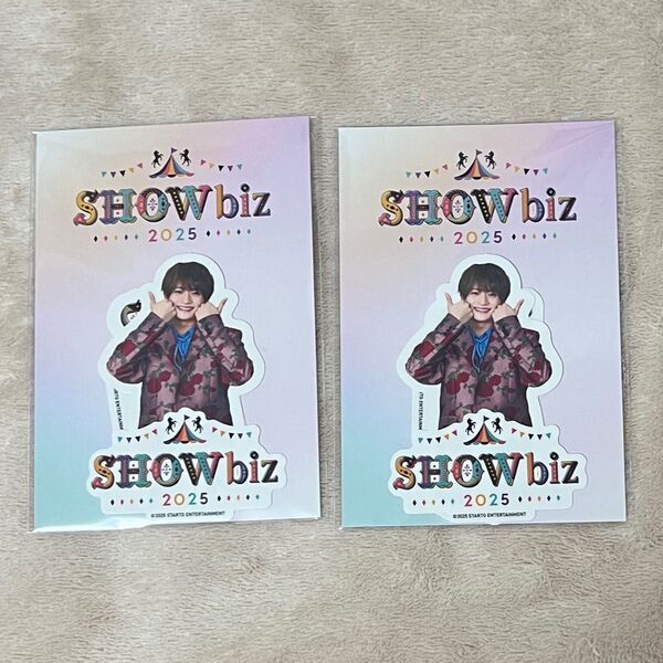 SHOWbiz 2025 ステッカー 2枚セット 浮所飛貴