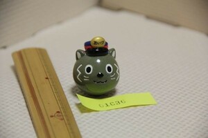 会津鉄道 小型 だるま 置物 検索 福島県 あいづ 猫 ねこ ネコ キャット 駅長 グッズ 鉄道