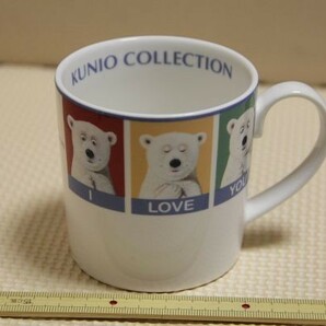 中古 クニオコレクション 白熊 マグカップ 検索 佐藤邦雄 KUNIO COLLECTION しろくま シロクマ グッズの画像1