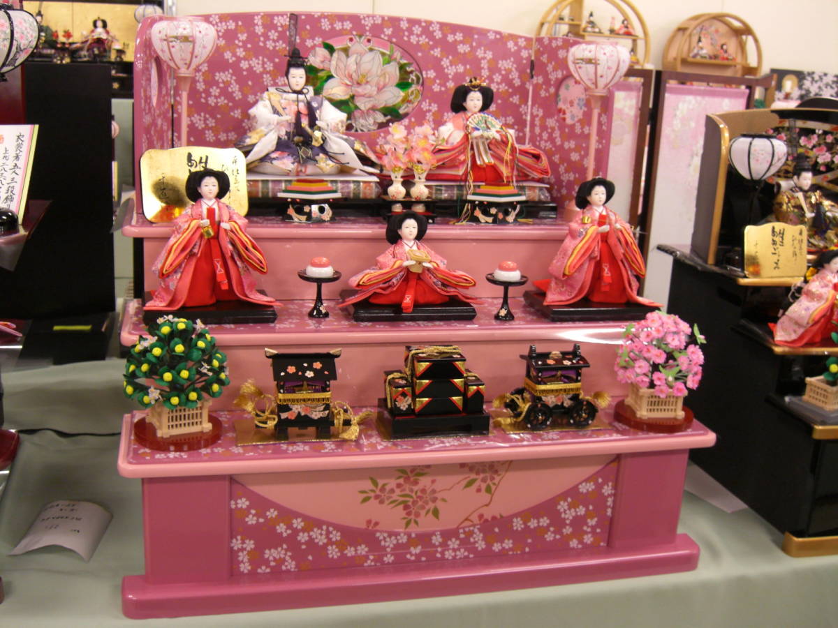 超新作】 【TI山室家具】【送料無料】☆ひな人形特集!衣裳着五人三 ...
