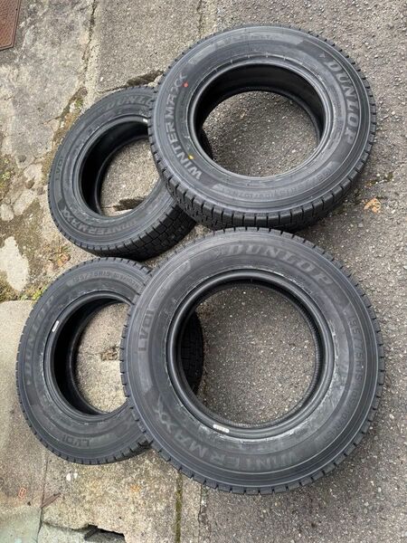 ①スタッドレス DUNLOP 2本 WINTERMAXX LVO1 for LT 195/75R15 109/107N