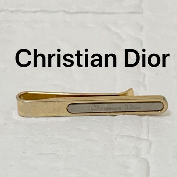 Christian Dior クリスチャンディオール ネクタイピン タイピン ゴールド ロゴ