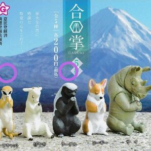合掌 5拝 2種セット(ラーテル・ミーアキャット) ガチャ 新品