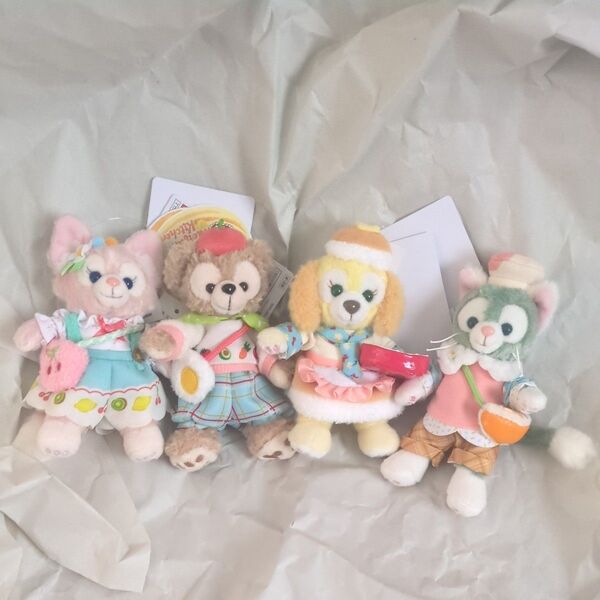 ワンダフルキッチン ディズニーシー ダッフィー&フレンズ ぬいぐるみバッジ セット