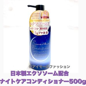 日本製エクソソーム配合 ドリーミングナイトケアコンディショナー本体500g×1本