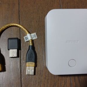 無線LAN子機+中継器 WI-U2-433DM(ケーブル)+WEX-773D