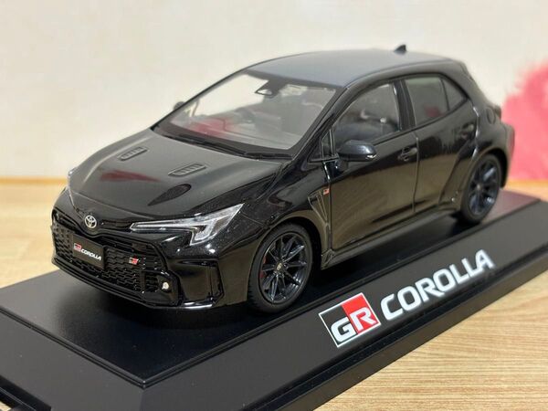 送料無料 1/30 トヨタ GR カローラ ブラック カラーサンプルミニカー TOYOTA COROLLA BLACK