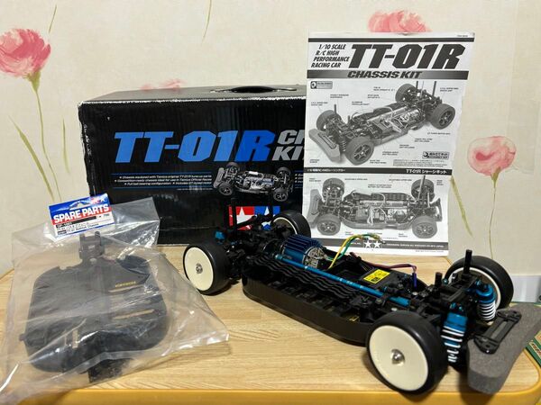 送料無料 1/10 タミヤ TT-01R シャーシキット ラジコン車体 アルミダンパー TAMIYA CHASSIS KIT