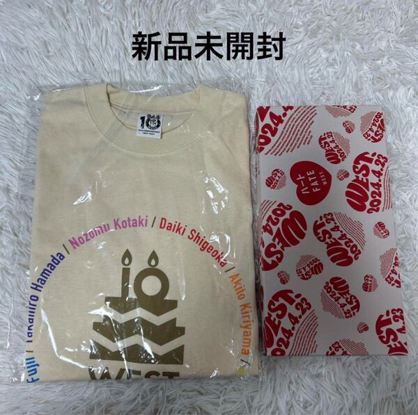 【新品未使用】通販盤限定 WEST. ハート/FATE 10周年記念Tシャツ