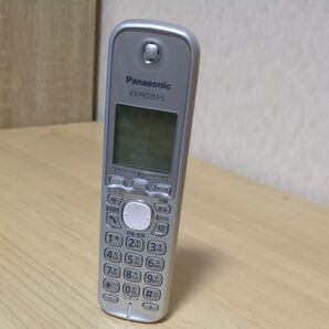パナソニック増設用子機KX-FKD351-S Panasonic 親機との増設確認、内線通話確認済 バッテリー未付属master