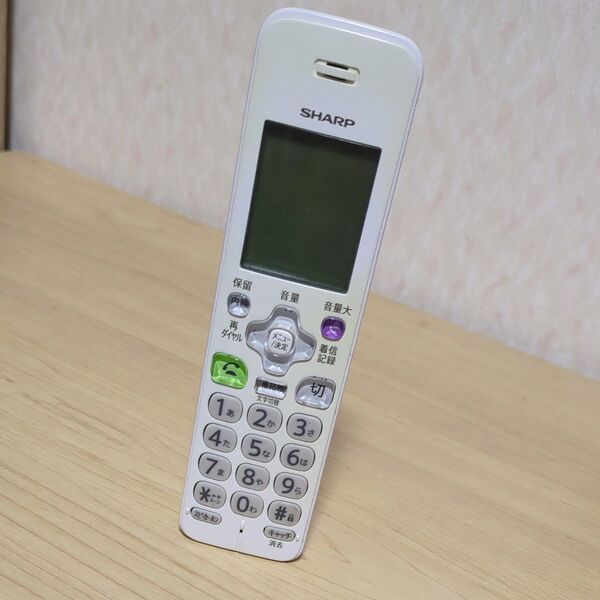 SHARP/シャープ デジタルコードレスファクシミリ用 増設子機 JD-KT511 動作確認済 バッテリー未付属