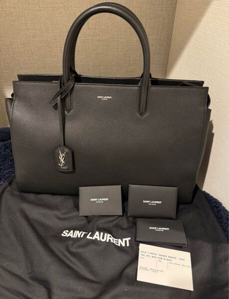 新品未使用 サンローラン SAINT LAURENT カバリヴゴーシュ 2way レザー ハンドバッグ