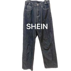 SHEIN シーン レディースブラックジーンズ デニム M