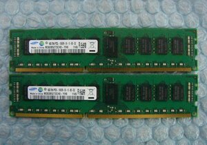 rm9 DDR3 1333 PC3L-10600R Registered 4GB SAMSUNG 2枚 合計8GB 在庫5