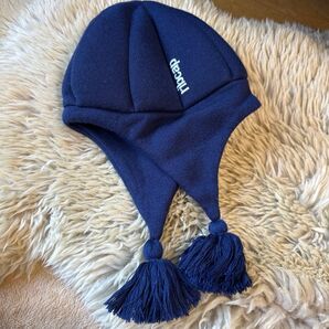 美品スイス発ブランドribcap(リブキャップ)ネイビー ヘッドプロテクター
