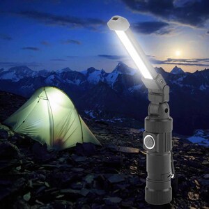 フレキシブル&コンパクト 高輝度LEDライト USB充電式 防水 折り畳み式 クリップ付 新概念の万能品 レア商品 未使用新品 迅速発送
