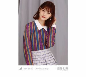 公式グッズ　乃木坂46 生写真 1枚 2019 福袋 Lucky Bag 西野七瀬 チュウ