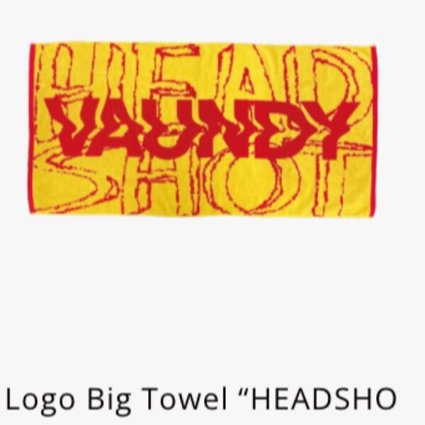 VAUNDY HEADSHOT ビッグタオル