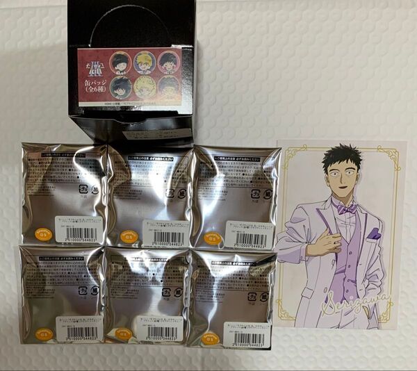 TSUTAYA POP UP モブサイコ100 缶バッジ 6種 コンプリート 特典付き