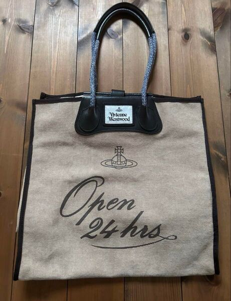 Vivienne Westwood トートバッグ Open 24hrs