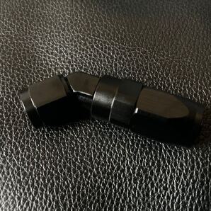 在庫あり 即納 AN6 オイルクーラー ホースエンド フィッティング 45° 継手 #6 検 アールズ アクティブ PLOT Setrab アルミ ブラック